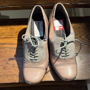 Clarks Brown and Black Oxford Shoes